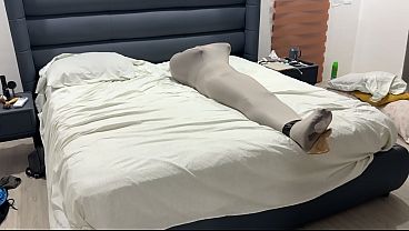 Head-to-Toe Pantyhose Prison – No Face, No Freedom
