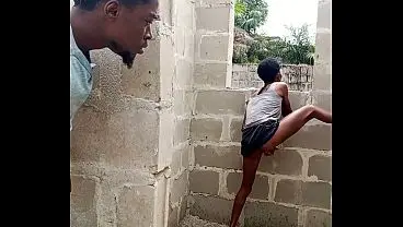 Caught Her Masturbating in Abandoned Building – I Helped