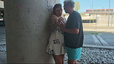 Hard Fucking in Broad Daylight After Train Station | HD POV