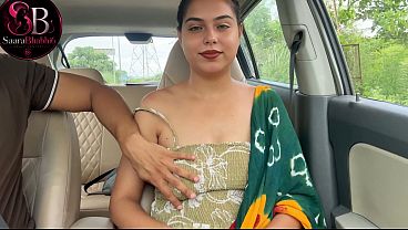 Outdoor Doggystyle Handjob in Car with Hindi Audio – Risky Thrill