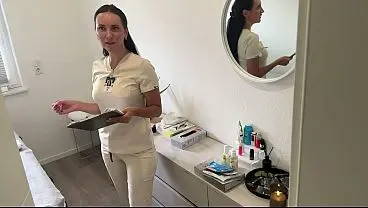 Massage Turned Steamy: Client & Masseuse Share a Forbidden Moment
