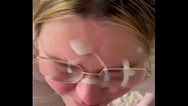 Glasses Cumshot Fantasy Unfolds in 8 Minutes