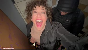 Public Anal Encounter: Risky Bathroom Breeding