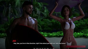 Dominos Beach 6 - John's First Night Surfing & Zoe Cave Hookup