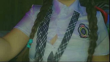 Shy Student's First Webcam Masturbation Experience Unfolds