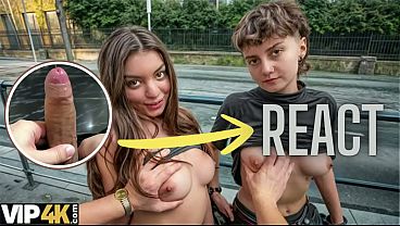 Lesbian Threesome with Stranger on Train: VIP4K