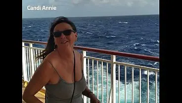 Mature GILF Candi Annie's Sizzling Caribbean Cruise Adventure