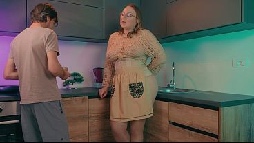 A Latina MILF is shaking from massive anal orgasms while her neighbor suddenly and spontaneously fucks her deep in the ass&excl;&excl;