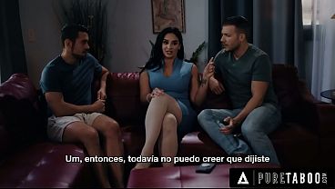 Stepmom Sheena Ryder in Taboo DP Threesome