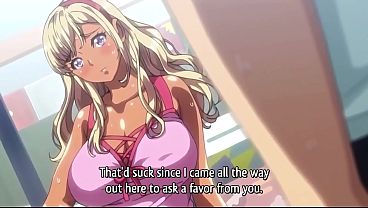 Hentai fat guy gets rewarded by hot blonde
