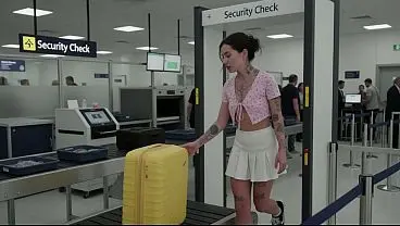 Rough Airport Security Encounter Turns into Anal Sex