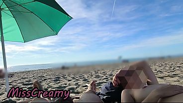Nudist Beach Voyeur: Public Masturbation Risk
