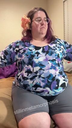 Hairy BBW Showcase: Curvy Figure & Playful Moments