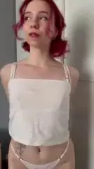 Sultry Lingerie Tease: Bra Reveal
