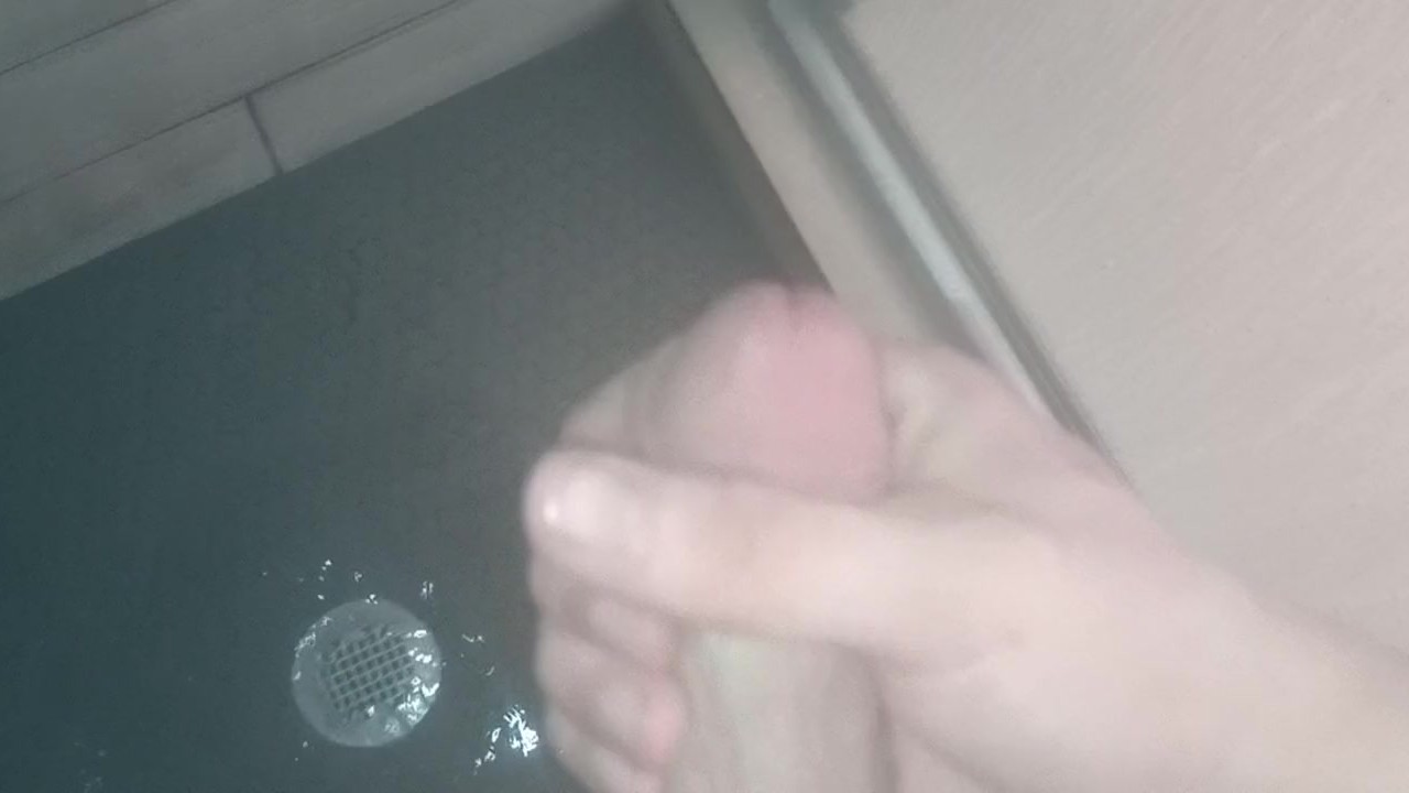 Young Man's Intimate Shower Experience Unfolds