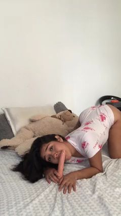 Giant Dildo Fun with Masturbation