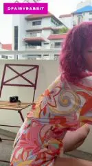 Vibrator Play on the Balcony: Petite Babe Takes Risks