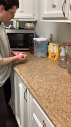 Husband's Sweet Gesture: Cleaning Up After Baking Bread