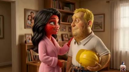 Fruitful Encounter: Mr. Potato & Strawberry Girl