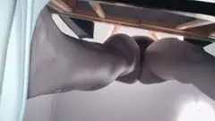 Naked Housework with a Sexy Brunette Wife