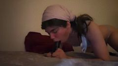 Sensual Sissy Gives Intense BBC Blowjob Action