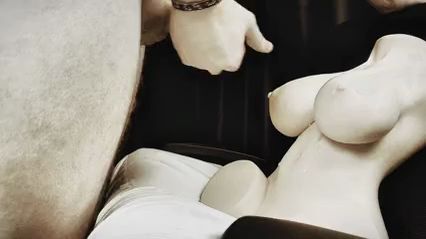Britney's Big Tits Get Double Creamed in Hardcore Action