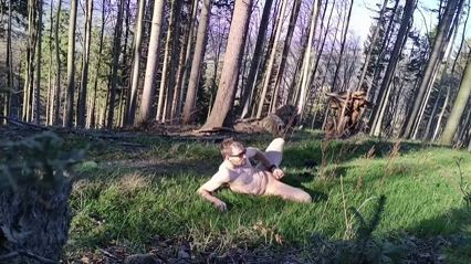 Forest Encounter: Naked Adventure Unfolds
