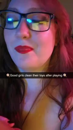 Toy Licking Fetish Video: Clean Fun After the Show