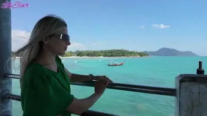 Vibrant Milf Explores Public Pleasure with Remote Control