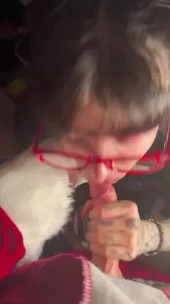 Santa's Late Night Delivery of Oral Pleasure
