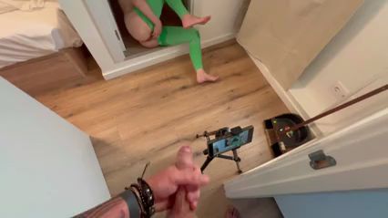 Stepfather Fantasy: Leggings Masturbation Scene