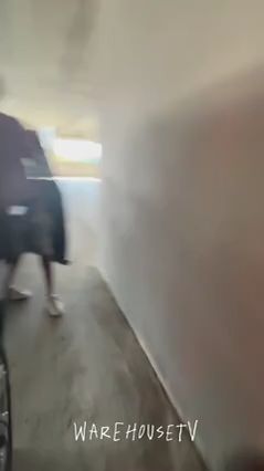 Parking Garage Surprise Caught on Camera