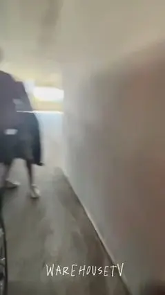 Parking Garage Surprise Caught on Camera