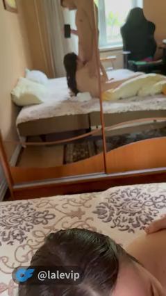 Deepthroat Blowjob with a Stunning Brunette Amateur