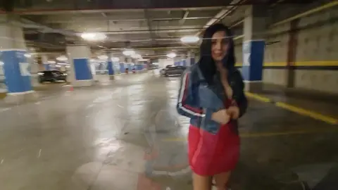 Squirt Adventure: Public Parking Lot Fun