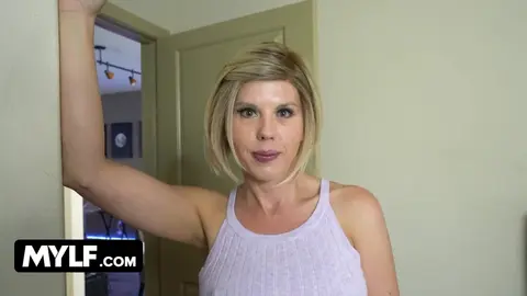 Busty Milf Gives Intense Blowjob to Stud