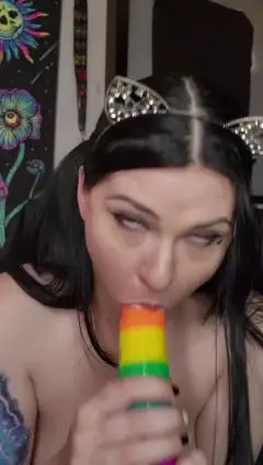 Intense Ahegao Facial Expressions with Deep Throat Action