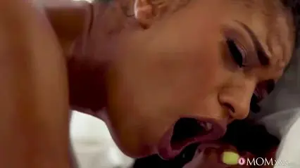 Ebony Latina Mom's Massive Natural Tits Get Slammed