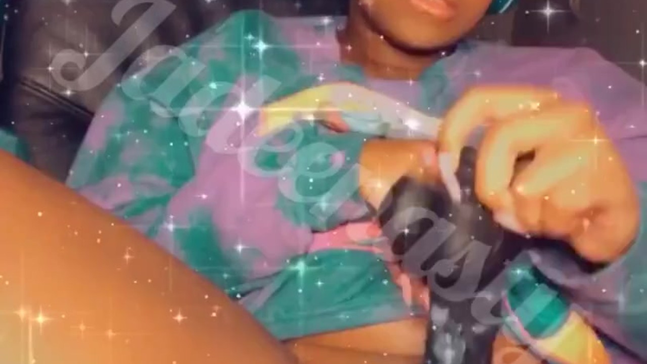 Anime Ebony Solo: Nerdy Girl Fulfills Fantasies