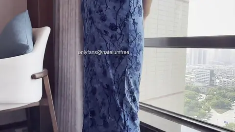 Qipao Heels Doggy Role Play: Naughty Pregnancy Talk