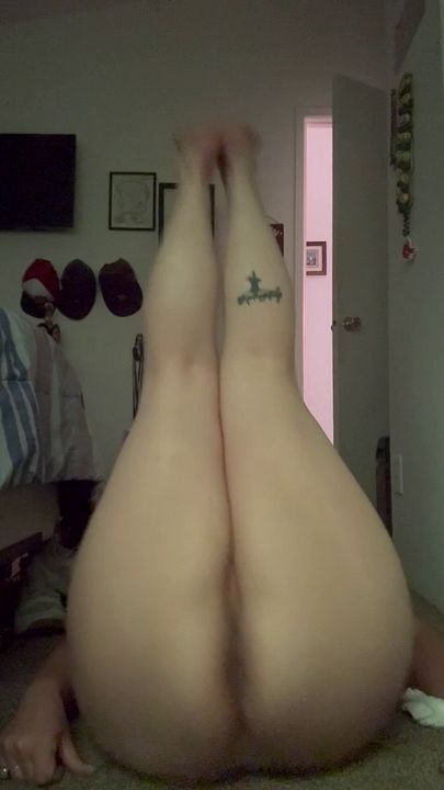 Sexy Milf Performs Naked Yoga