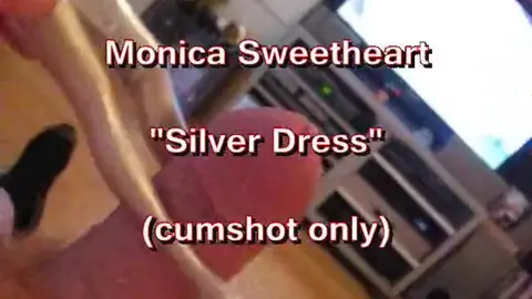 Monica Sweetheart Shines in Silver Dress Facial Scene
