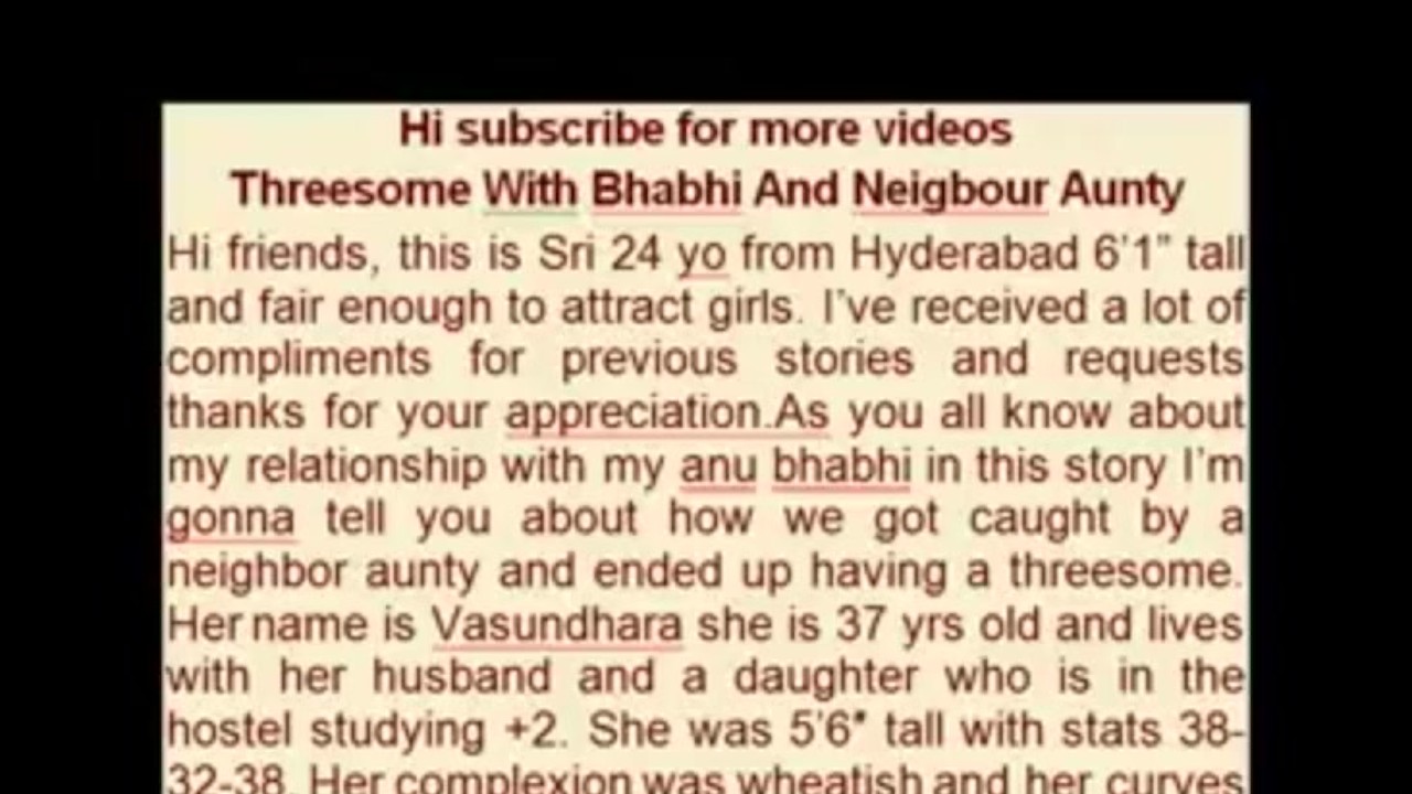 Desi Threesome Fun With Bhabhi And Aunty