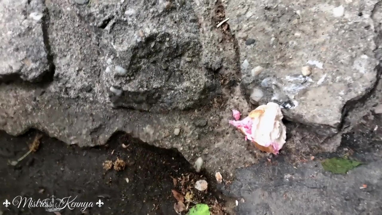 Mistress Kennya Humiliates Puppy Bitch in Public