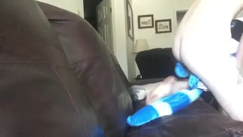 Solo Play: Petite Girl Enjoys Thick Dildo Fun