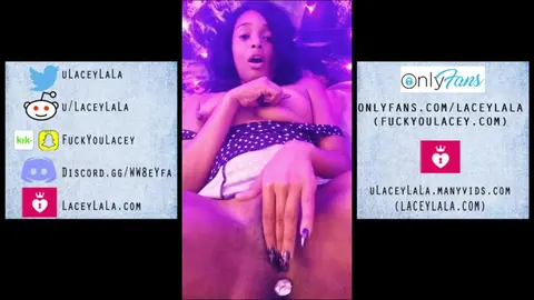 Lacey's Pussy Cum with Fingers and Crystal Plug