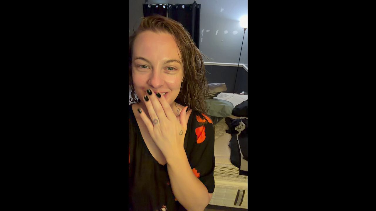 Squirt Accident Leads to Steamy Laundry Day Fun