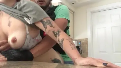 Father's Kitchen Gets A Wild Surprise