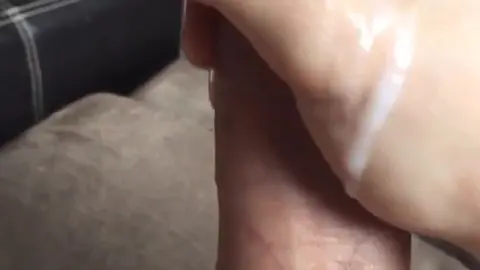 Explosive Cumshot: Big Shaved Cock in Action