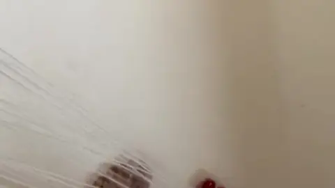 Sexy Christmas Foot Fetish with Red Toes